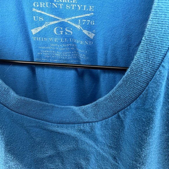 Grunt Style Snafu Military Acronym Shirt(2) Blue Large - Picture 5 of 5